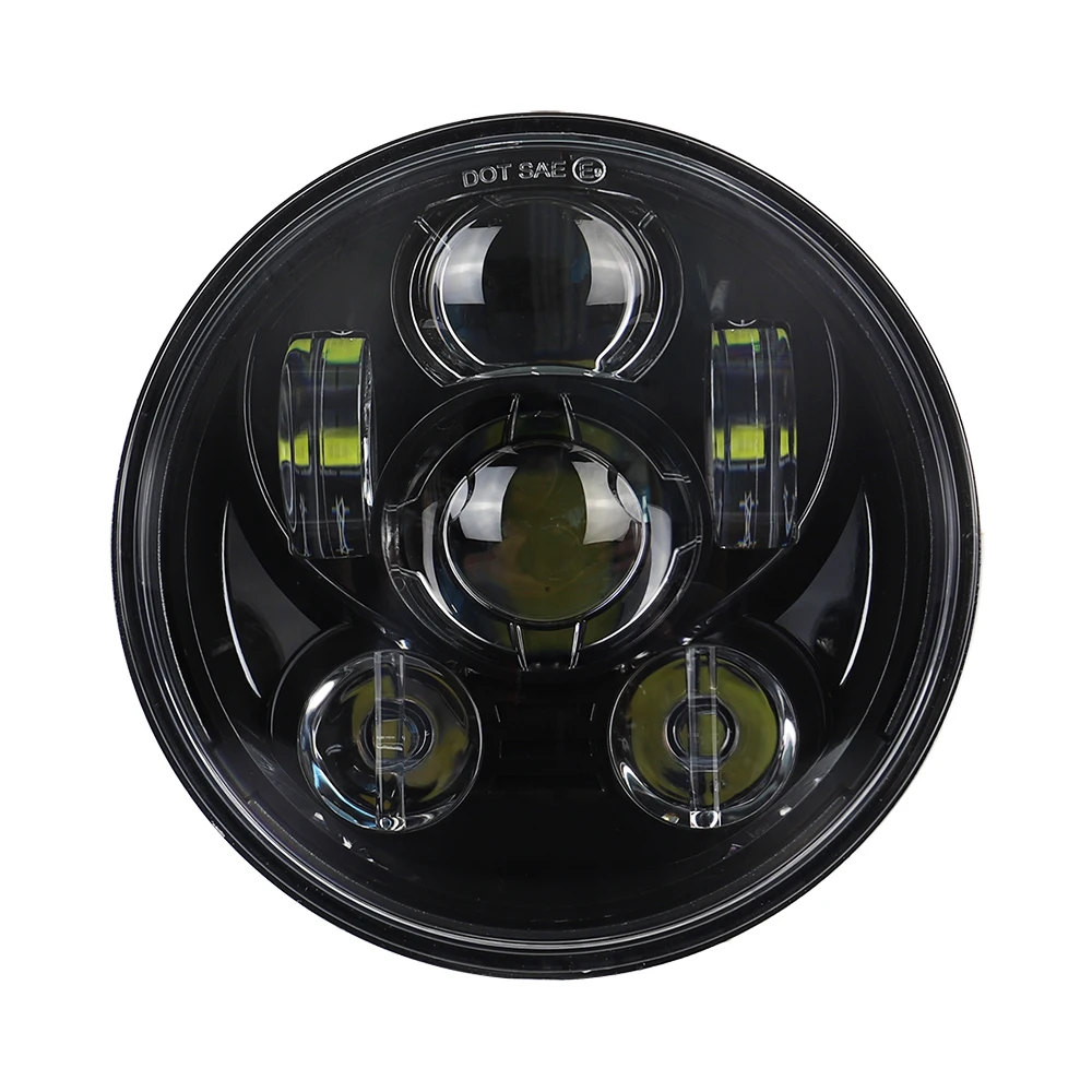 Круглая светодиодная фара 5,75 дюймов для Honda VT1300 2010-2022, Fury, Sabre, Insterate, Stateline