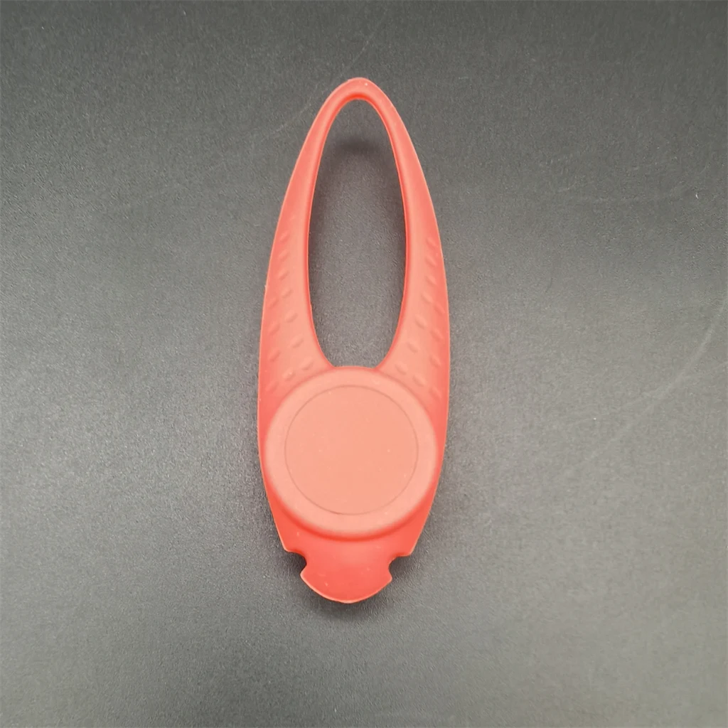 Silicone Dog LED Clip on pet Collar Night Safety Flash Light Pet Clip Circular Blinker