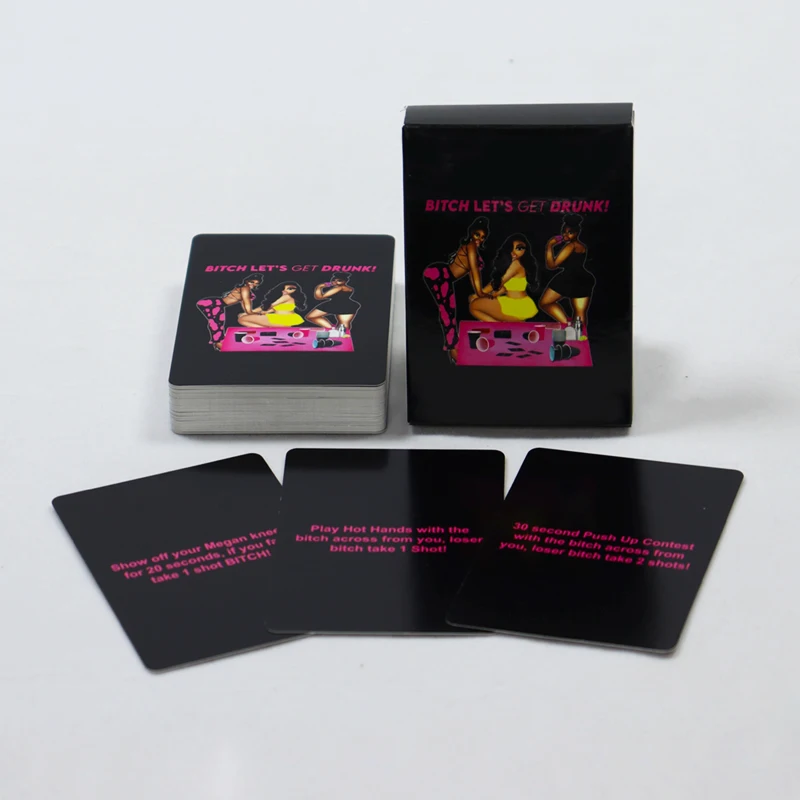 OEM manufacture interesting girls night card games party entertainment drinking card game for girls