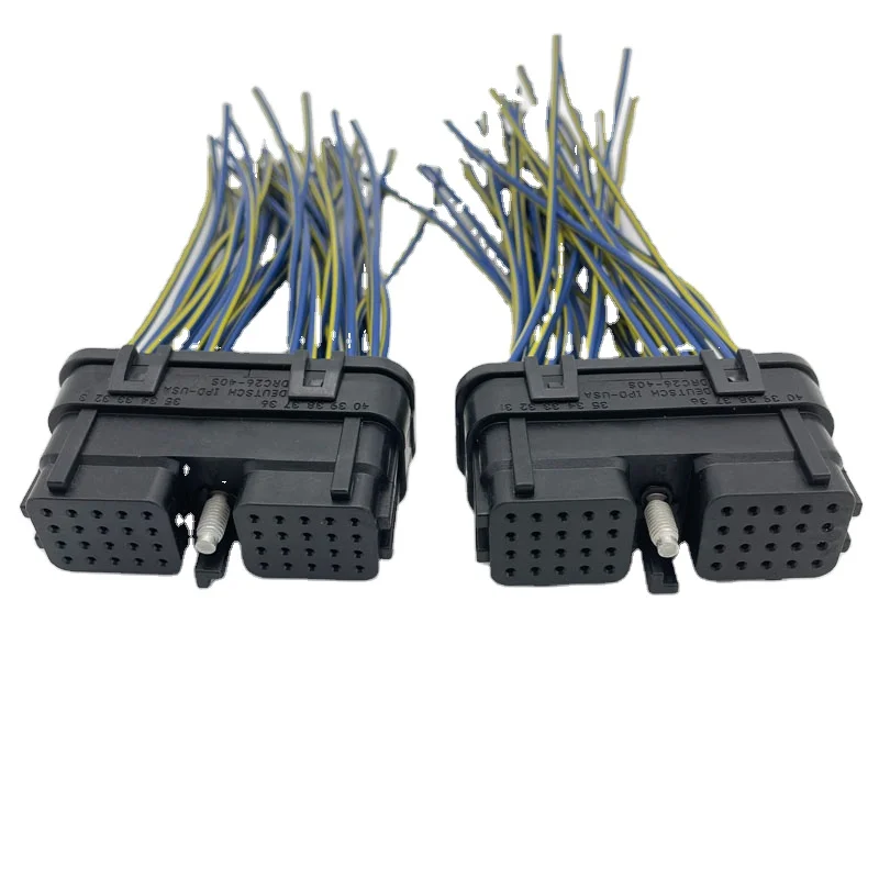 40 Pin Deutsch Connector R220LC-9S Computer Board Controller Plug Waterproof DRC26-40S For Hydraulic Parts Excavator