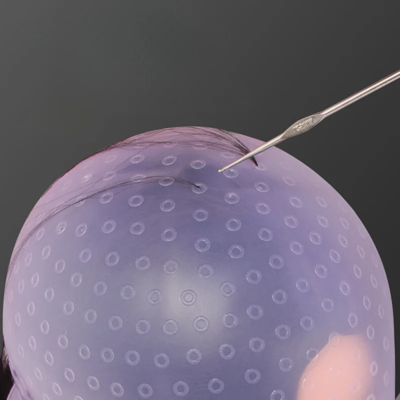 Plastic Cement Hair Dyeing Cap Highlighting Beauty Salon Reusable DIY Hair Dyeing Hat Tool Special for Hair Dyeing