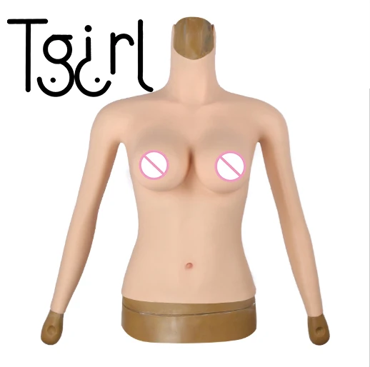 Tgirl No Oil Silicone Breast Forms Mastectomy Halfbody Cosplay Prosthesi  Transvestite