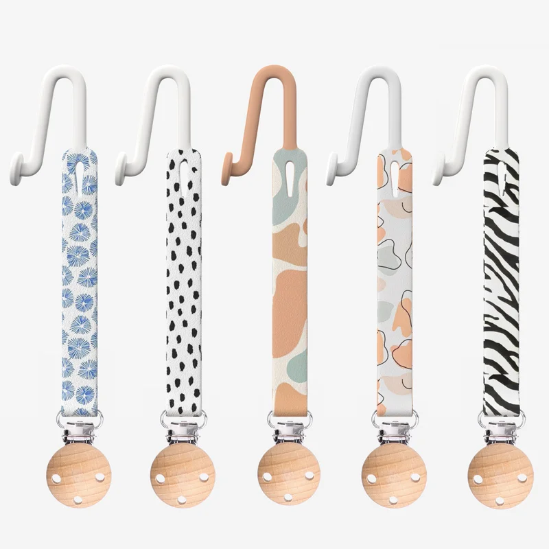 Stainless Steel Silicone Baby Pacifier Clip Name For Baby Holder Silicone Teething