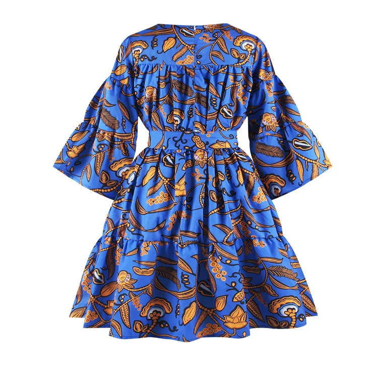 2020 new design women casual dresses African print design kitenge dresses for women