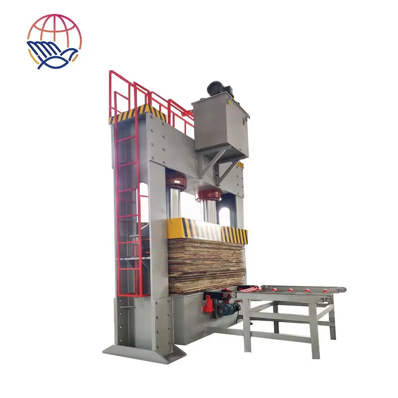 woodworking hydraulic plywood veneer cold press machine for cross laminated timber