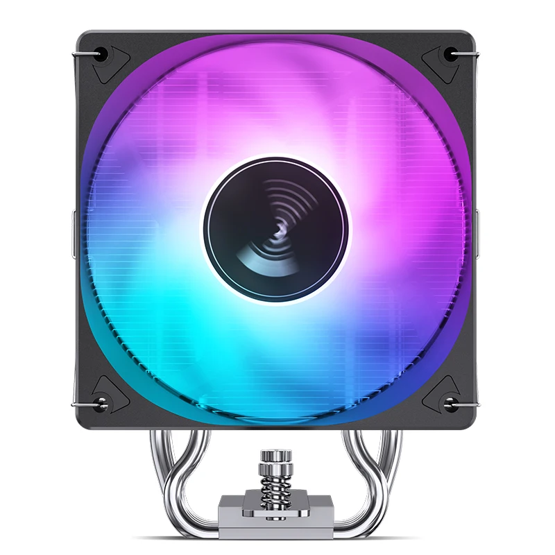 Intel 775 1155 1156 AMD CPU Cooler Jonsbo CR1000 4 Heatpipes 120mm LED RGB 4Pin PWM Cooling Fan