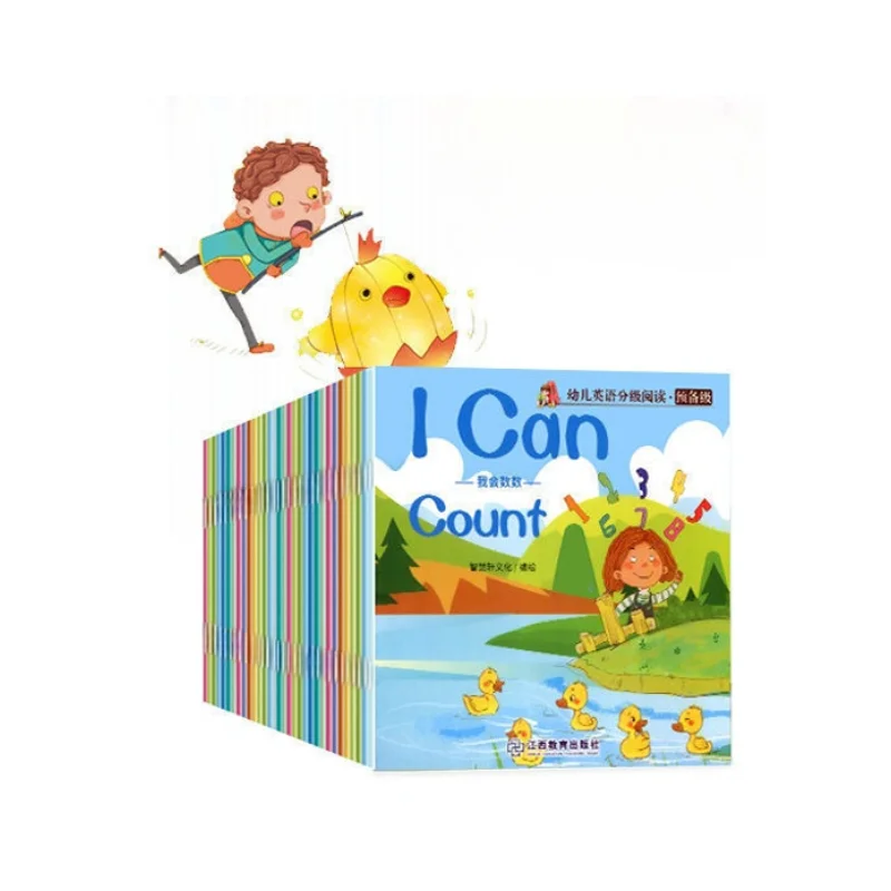 F000 60 Volumes Early Childhood English Storybook Graded Reader Picture Storybook Enlightenment Early Learning Storybook