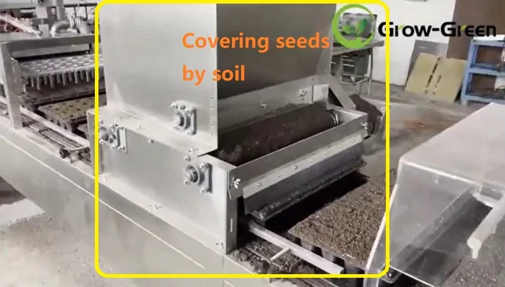 
Hot selling GGSCX-1000 high efficiency automatic nursery seeding machine with PLC control and man-machine touch screen 