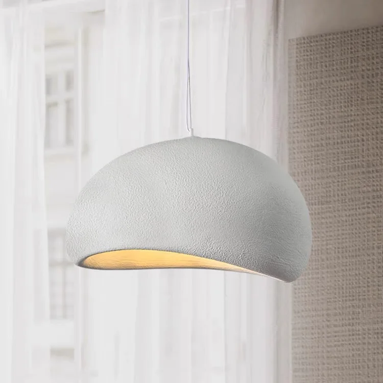 Hanging Ceiling Lamp Fixture Home Decor Lampshade Resin Pendant Round Circle Pendant Lamp For Dinning Room