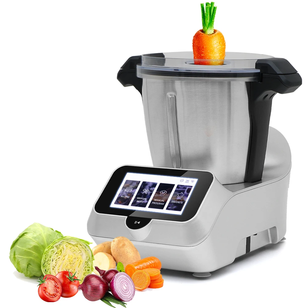 Thermomixe4 в 1 многоцелевой кухонный комбайн 1000 Вт Мощный 5 дюймов LED сенсорное управление кухонная машина