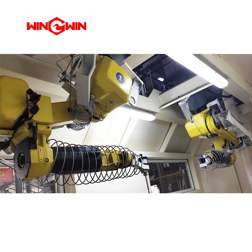 Робот-резак с водой Fanuc M20iA для интерьера автомобиля система резания водоструйной струей