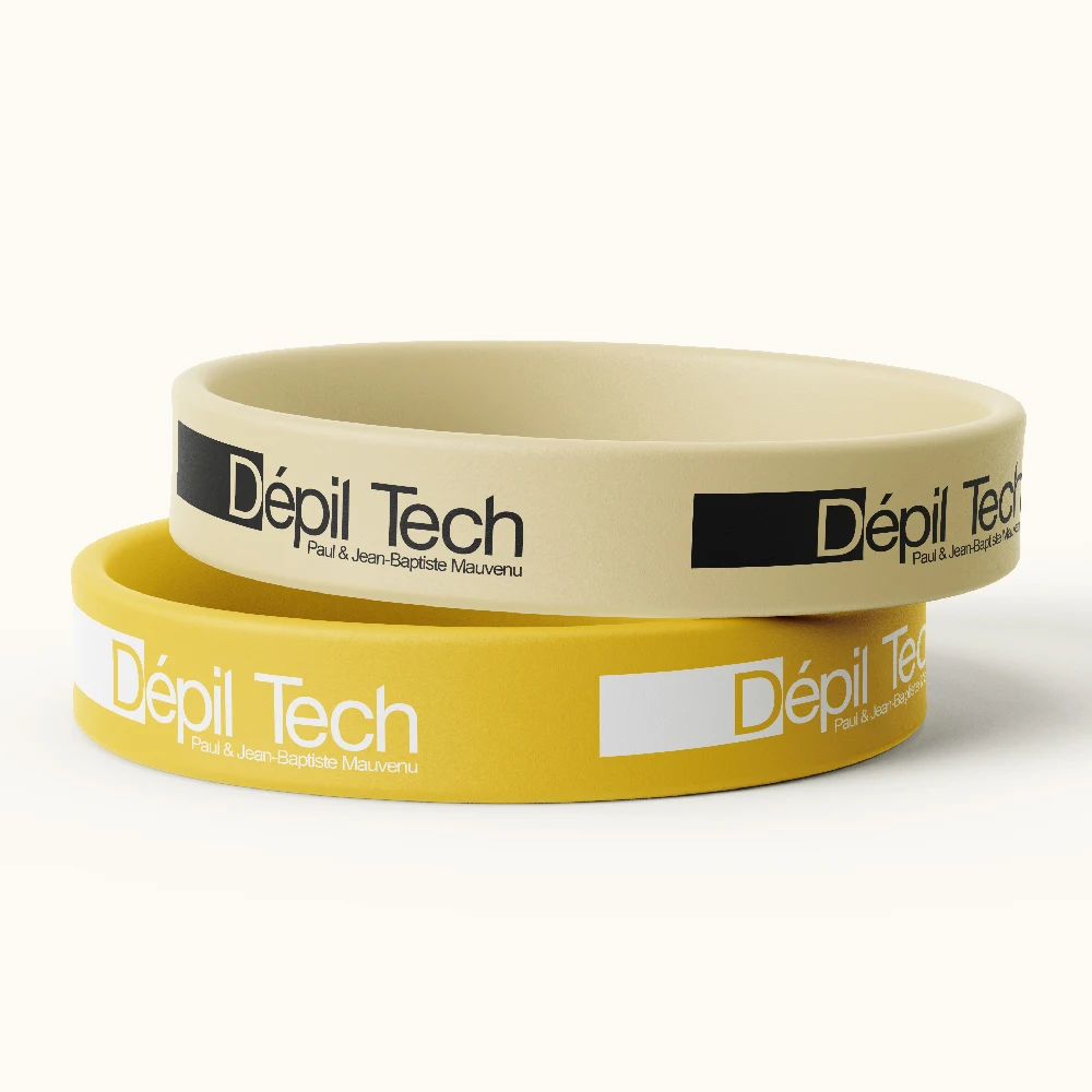 Steel Fidget Customised Code Man Fluorescent Pat Barcelona Sport Tread Negative Nfc Stainless Steel Id Plate Silicone Bracelet