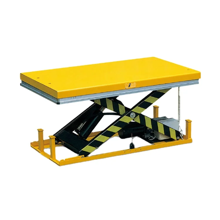 Good Brand Large Platform Mechanism Hand Pallet Truck Hydraulic Scissor Lift Table