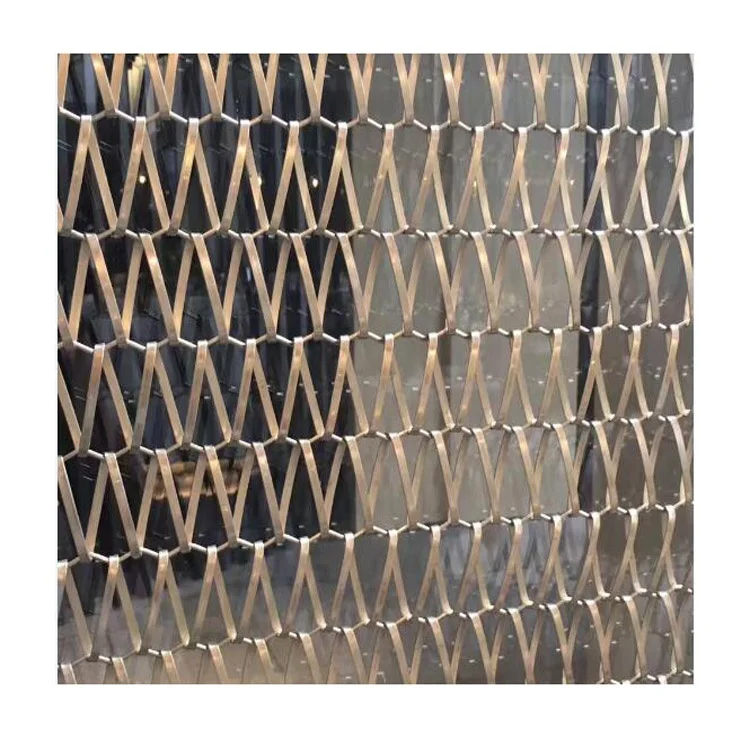 Stainless Steel Aluminium Chain Link Metal Decorative Mesh Curtains for Room Decoration