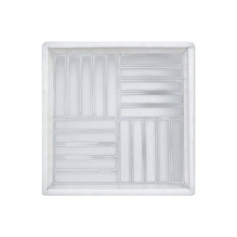 Plastic mold for sidewalk tiles, Buddha bead tiles, park decorative tiles, cement prefabricated plastic mold 40*40*2.5