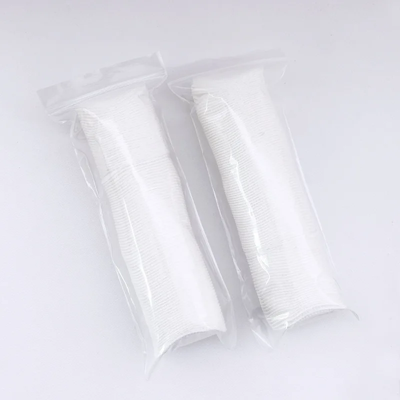 Beiqili 100/120 Pcs Premium Stitched Cotton Rounds 100% Pure Cotton Pads for Removing Makeup Nail Polish and Cleansing Face