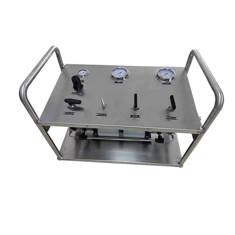 Модель USUN: Стандартная газовая насосная система высокого давления из нержавеющей стали с входным газовым фильтром и обратным клапаном