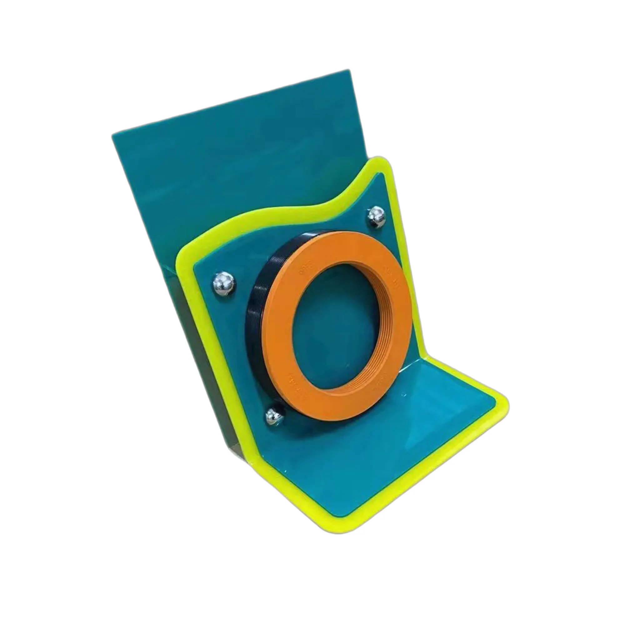 Customize Colors Logo Advertising Image 6mm Thickness Counter Table Sealing Ring Acrylic Display Stand With Brochure Storage Box