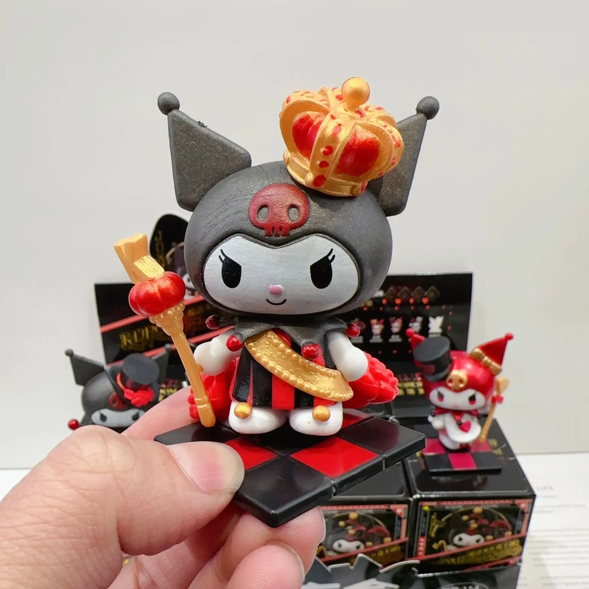 Kuromi Anime Figure Blind Box for Claw Machine Kawaii Cartoon Dolls Surprise Mystery Box Toys for Kid Gifts