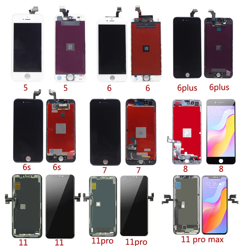  Оригинальная замена Gx усилительный насос Oled телефон ЖК-дисплей экран для планшетов устройств Iphone 6s 5s 6 7 фотоаппаратов моментальной печати 7s 8 X XS XR Max 11 Pro