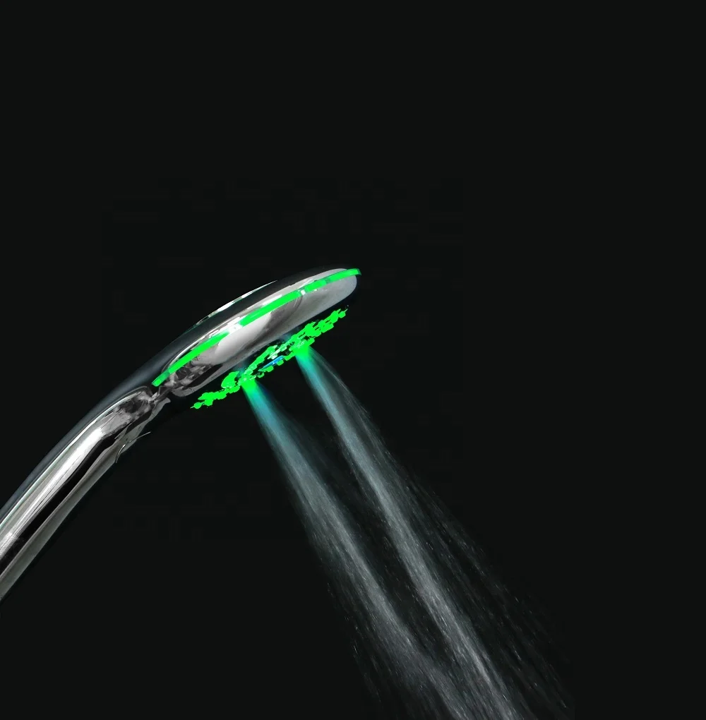 Wholesale Led Digital Display Multifunction Rain Watermark Shower Head Temperature Display Water Saving Shower Head Set