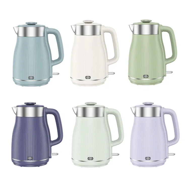 Yousdas 2023 New Arrival 1.8L 304 Food-Grade Electric Jug Kettle Double Layer Electric Kettle For Boiling Water