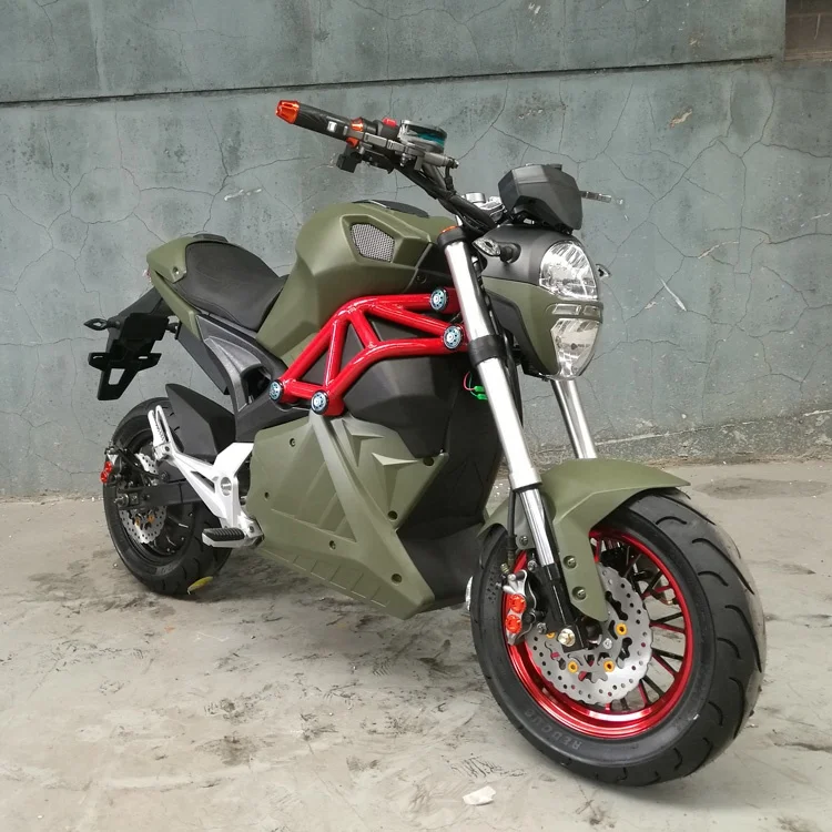 High Speed Power Bikes Lithium 2000w 3000w Electric Motorcycle Scooter