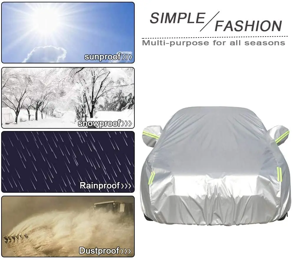 New arrivals PEVA And Cotton Car Cover waterproof suv car cover Universal