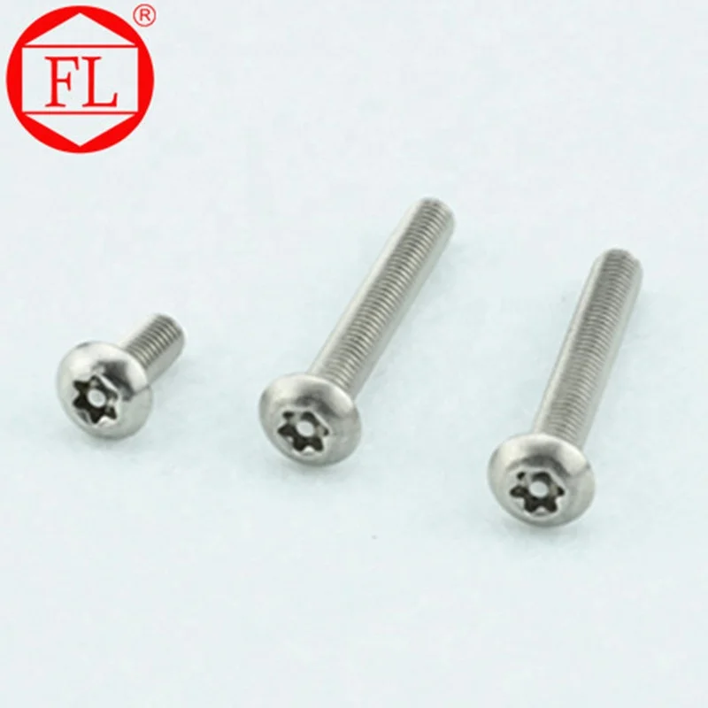 Factory direct sale plum with column security screws Stainless Steel 304&316 Plum anti-theft screws