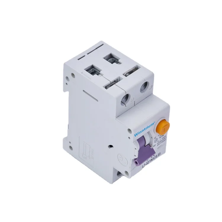 
Electro magnetic type rcbo residual current operated AC 32a 40a circuit breaker with overload protection 2p 30ma ip40 10ka 230V 