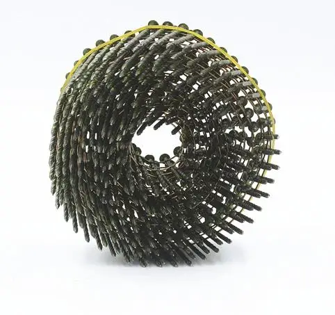 Yellow Coated Wire Coil Nails for Pallet with High Quality and Competitive Price