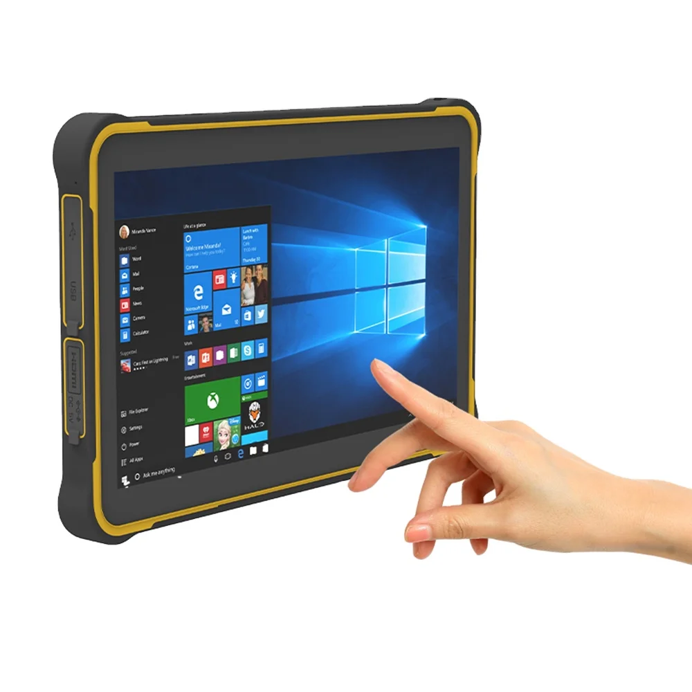 10.1inch Rugged Tablet PC 8GB 512SSD Optional Win dows 10 All in One Computer Touch Panel PC Industrial Intel