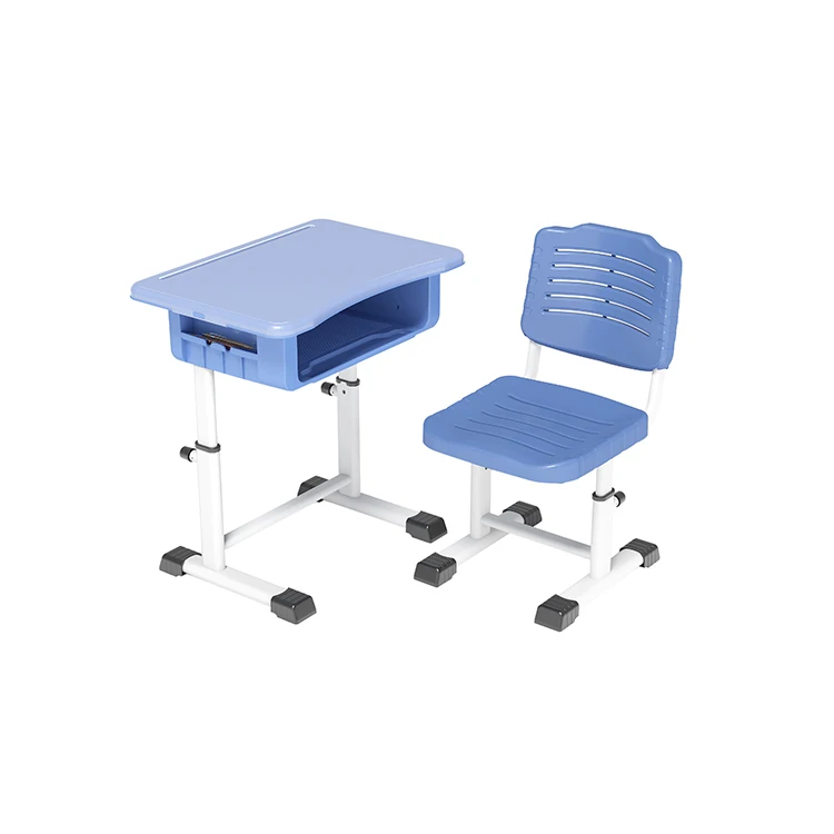 
PLASTIC SCHOOL ADJUSTABLE HEIGHT TABLES AND CHAIRS STUDY TABLE CHAIR 