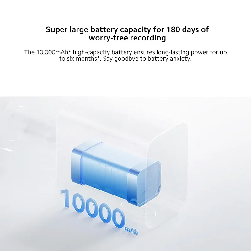Глобальная версия уличная солнечная камера видеонаблюдения Xiaomi BW500 с разрешением 2 5 K сверхбольшой аккумулятор 10000 мАч 8 ГБ встроенная IP 67