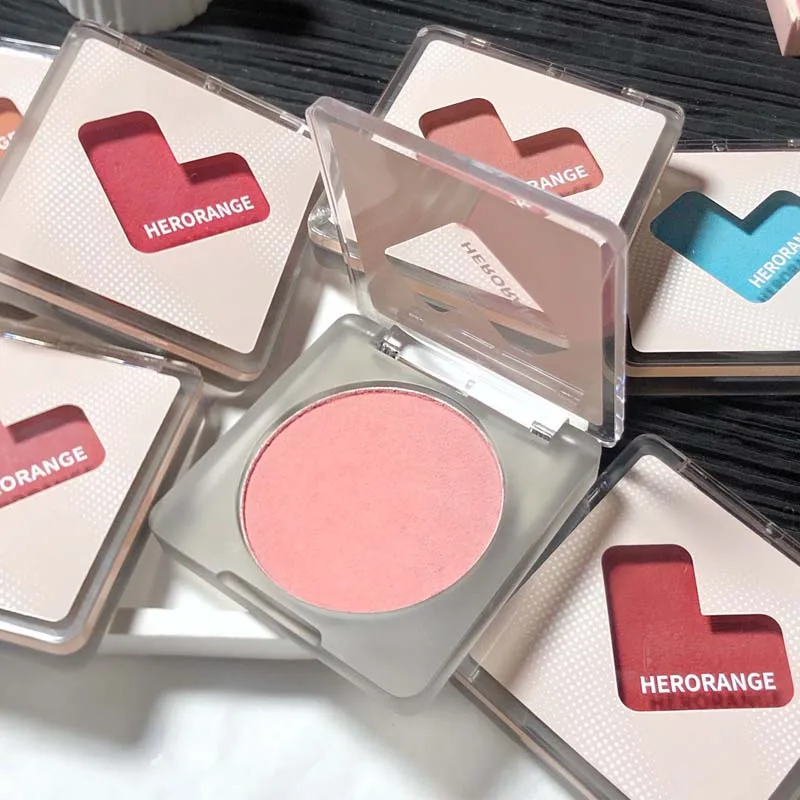 Private Label 7 Color Walking Heart Blush Cream Matte Long Lasting Waterproof Custom Logo maquillaje al por mayor