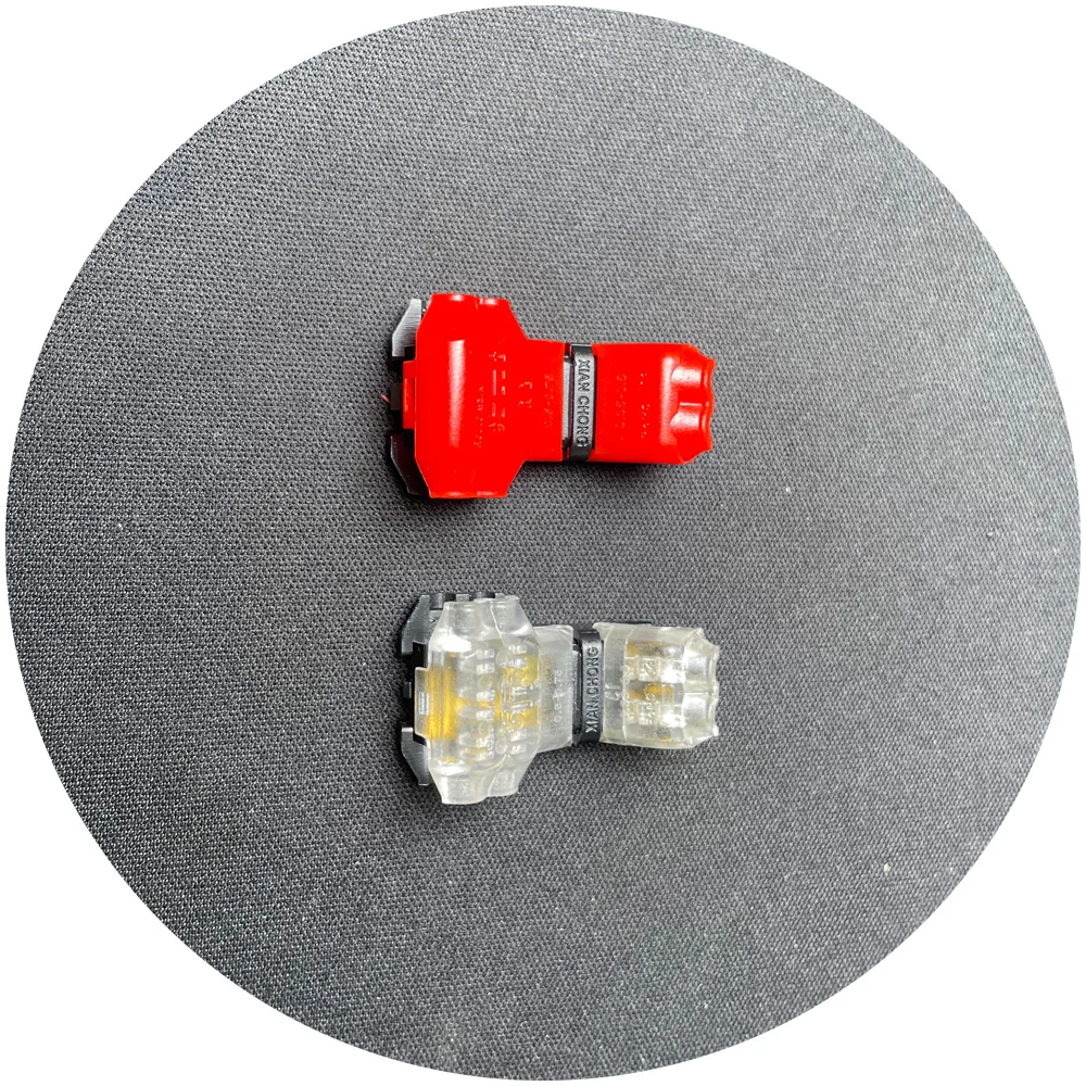 compact XC-JXD-T2 T1 non solder non stripped 18-22AWG 0.3-0.75MM quickly wire connector qijie for led light