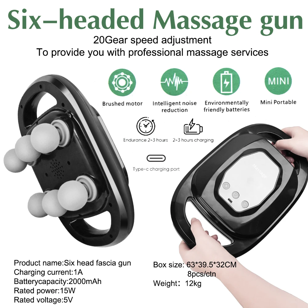 Massage Gun Deep Tissue Athletes Back Body Percussion Massager