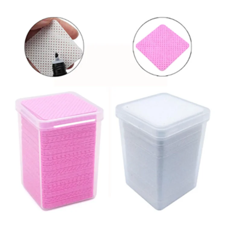 Wholesale Price  200 Pcs Lint-Free Paper Cotton Eyelash Glue Remover Makeup Tool Cleaning Tool Eyelash Glue Wipes