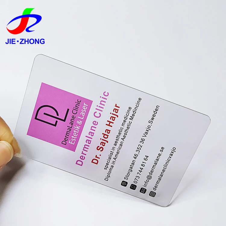 Factory Making Custom Premium CR80 30MIL PVC Plastic Business Calling ID Cards