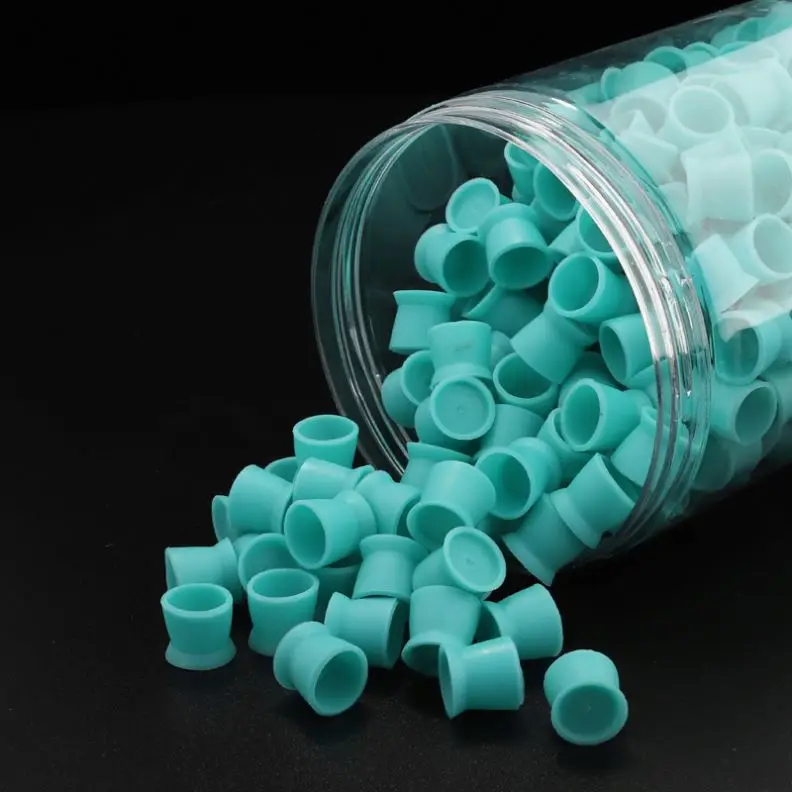 Disposable Permanent Makeup Beauty Ring Divider Other Body Art Soft Silicone Microblading Tattoo Ink Cup