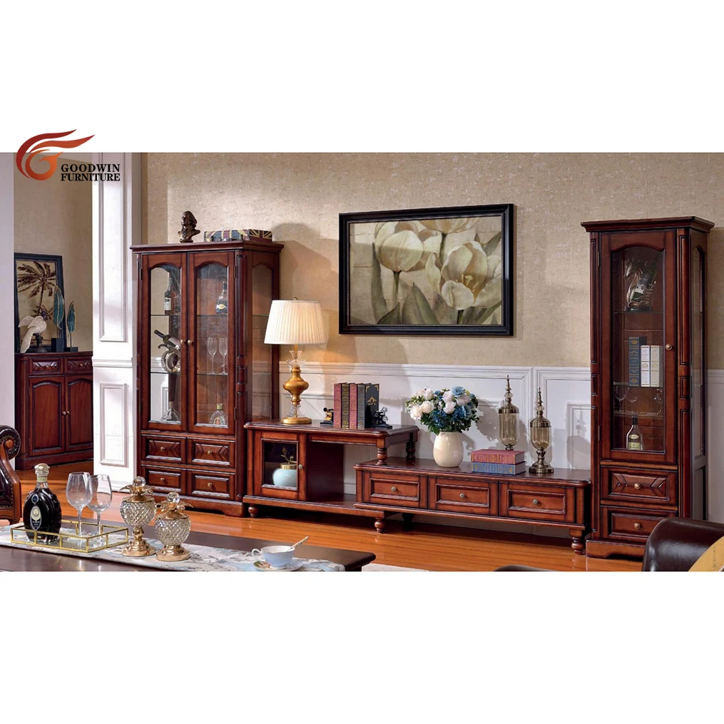 Мебель Goodwin в классическом стиле мебель для гостиной телевизионная стойка шкафы GY29