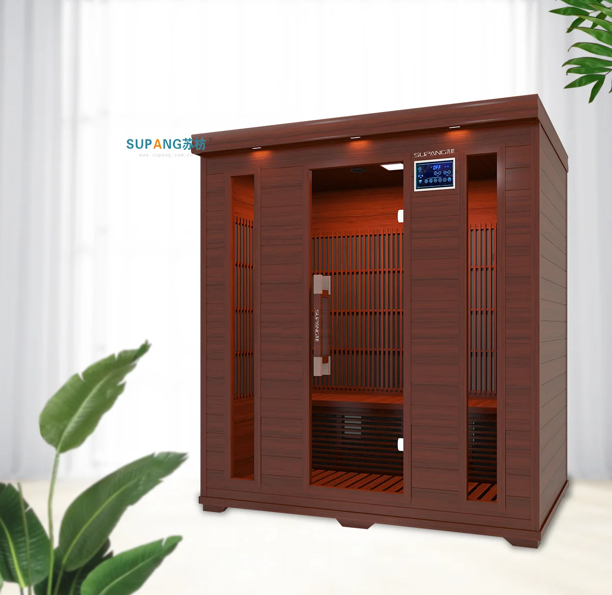 Home Ozone Sauna Carbon Heater Wood Solid Far Infrared Sauna Room buy far infrared sauna