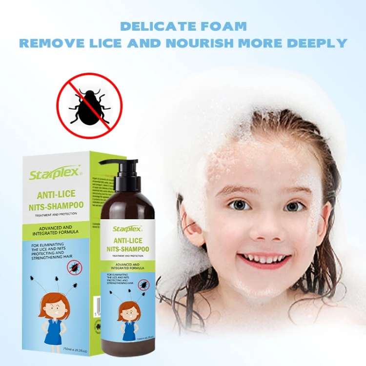 Private Label Organic Baby Hair Gel Shampoo Natural Moisturizing Anti-Lice Nits Safety Prevention for Children