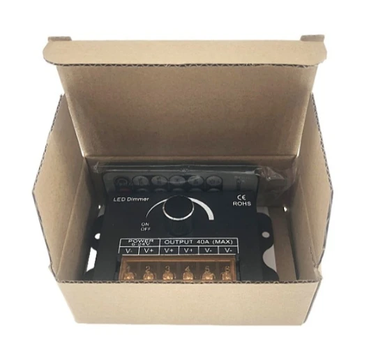 RF wireless remote control monochrome dimmer knob stepless 40A high power light strip billboard light box