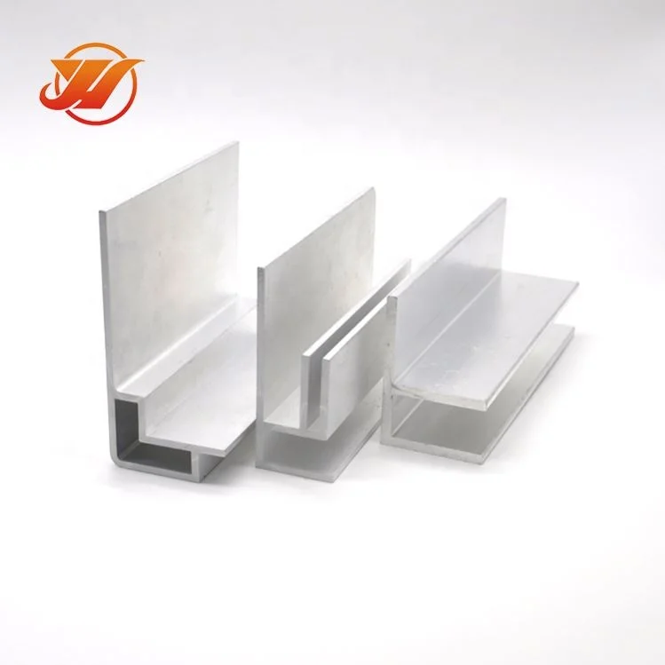 Wardrobe hanging hanger rail profile parts Anodized for furniture for c and u channel Sliding Door Window Aluminum