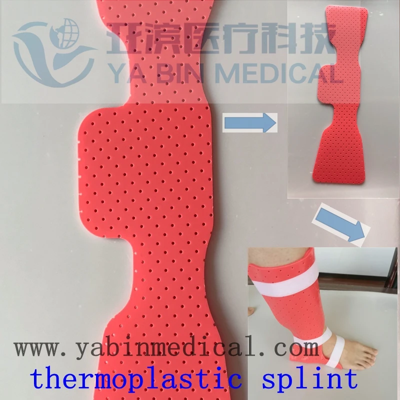 Eco Polymer Material Repeated Shaping Orthopedic Thermoplastic Splinting Sheet Rehabilitation Brace Splint