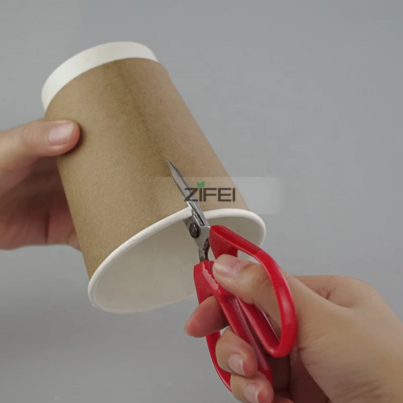 
Various size custom logo vending single wall hot drink paper cup 