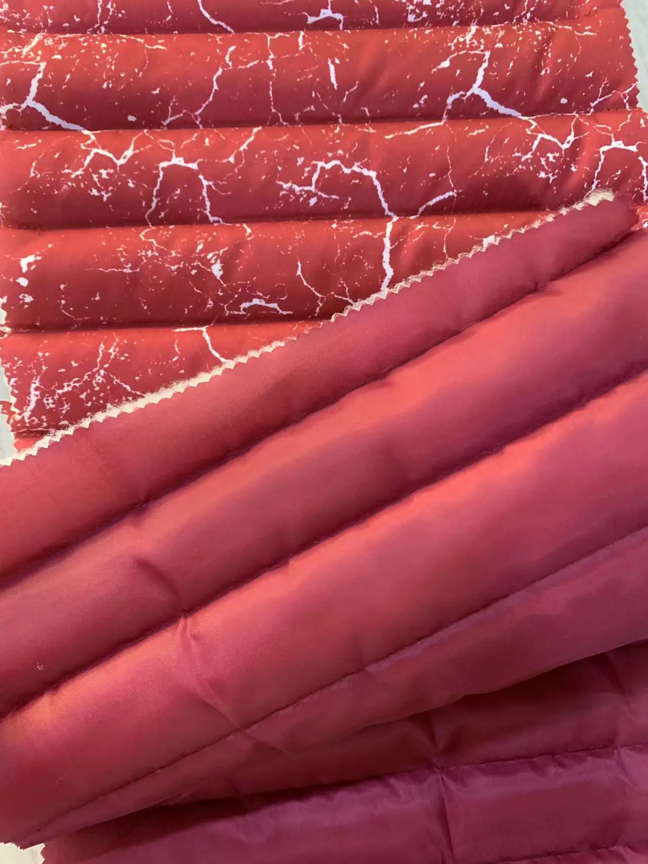 Cheap price 100% Polyester Padded Quilted Fabric Quilting Fabric for Down Jacket Fabric Apparel Lining