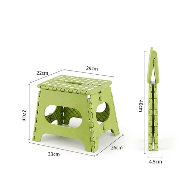High quality convenient plastic fold stool foldable step stool