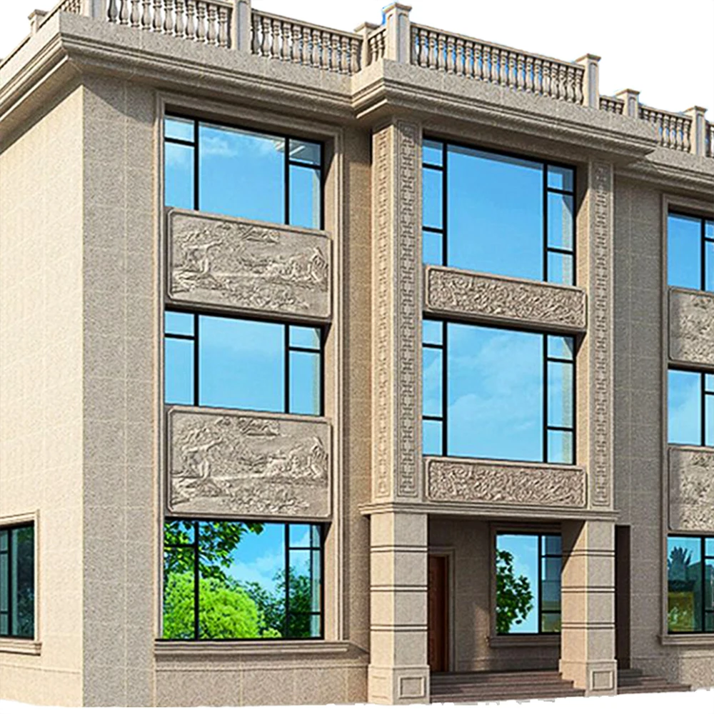 10%vlt 25%vlt 50%vlt Silver Mirror Reflective Building Window Film Architectural  Film Building Window Tint Film